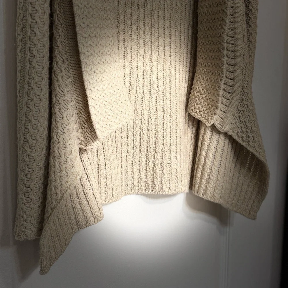 Brave Soul Women's Cream Open-Front Cardigan - Picture 5 of 6